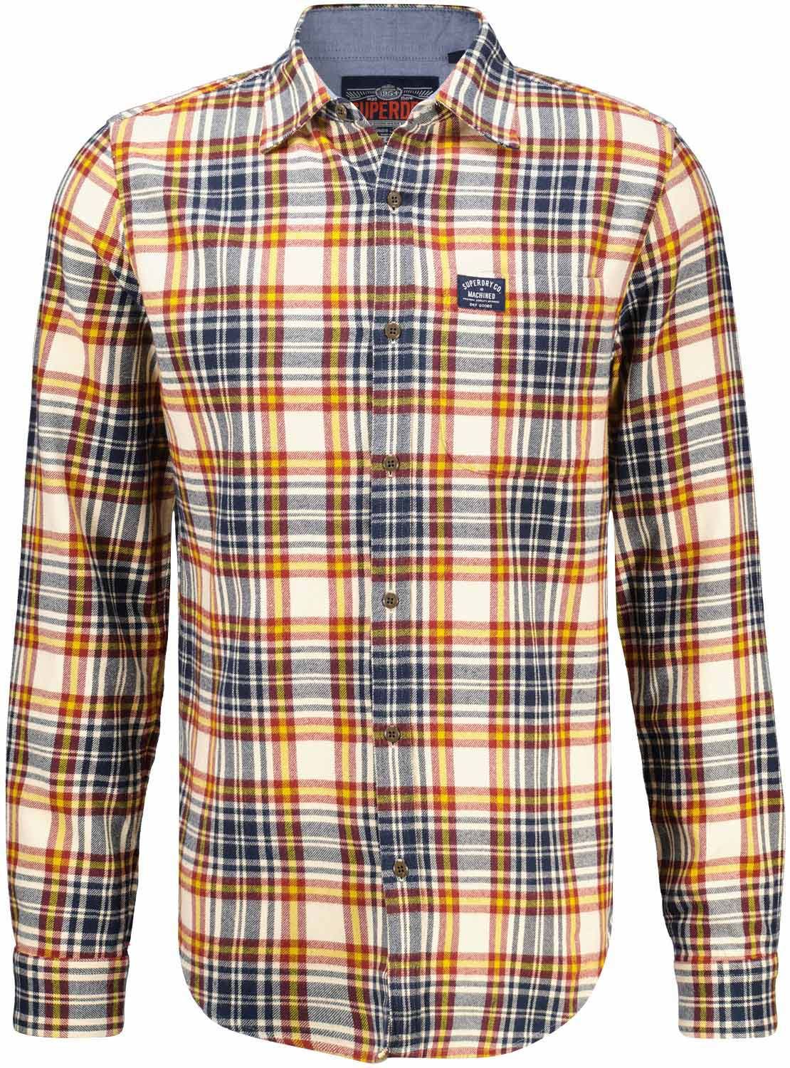 Superdry Overhemd Lumberjack Check Blauw
