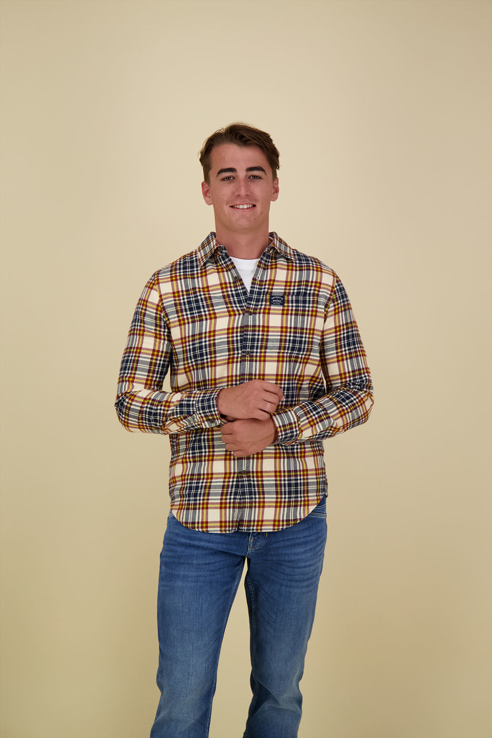 Superdry Overhemd Lumberjack Check Blauw