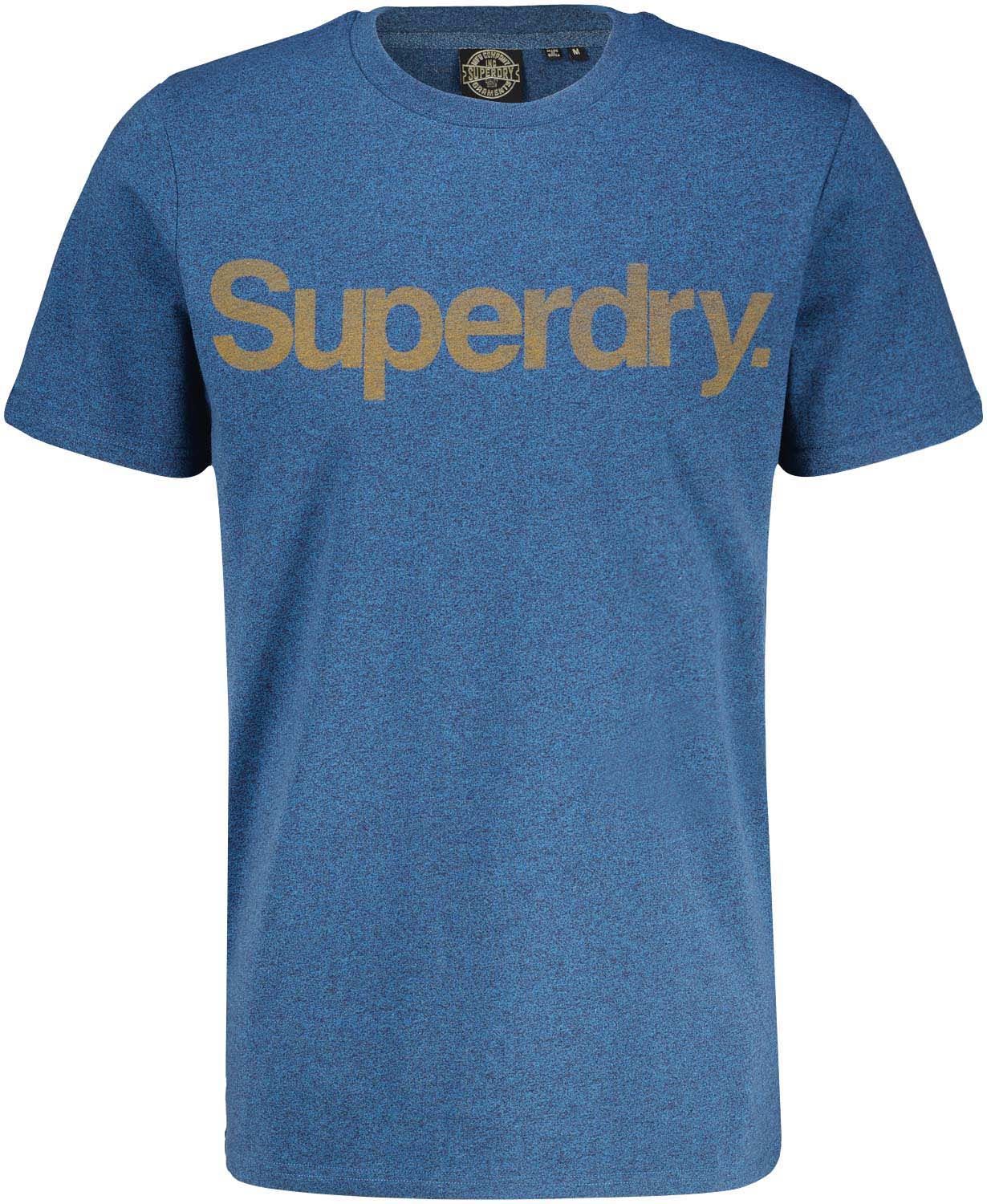 classic core logo t shirt Blauw