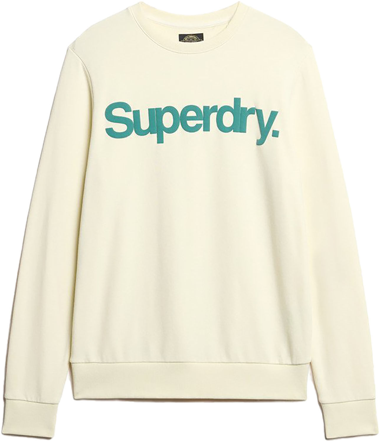 Superdry classic core logo sweatshirt Wit