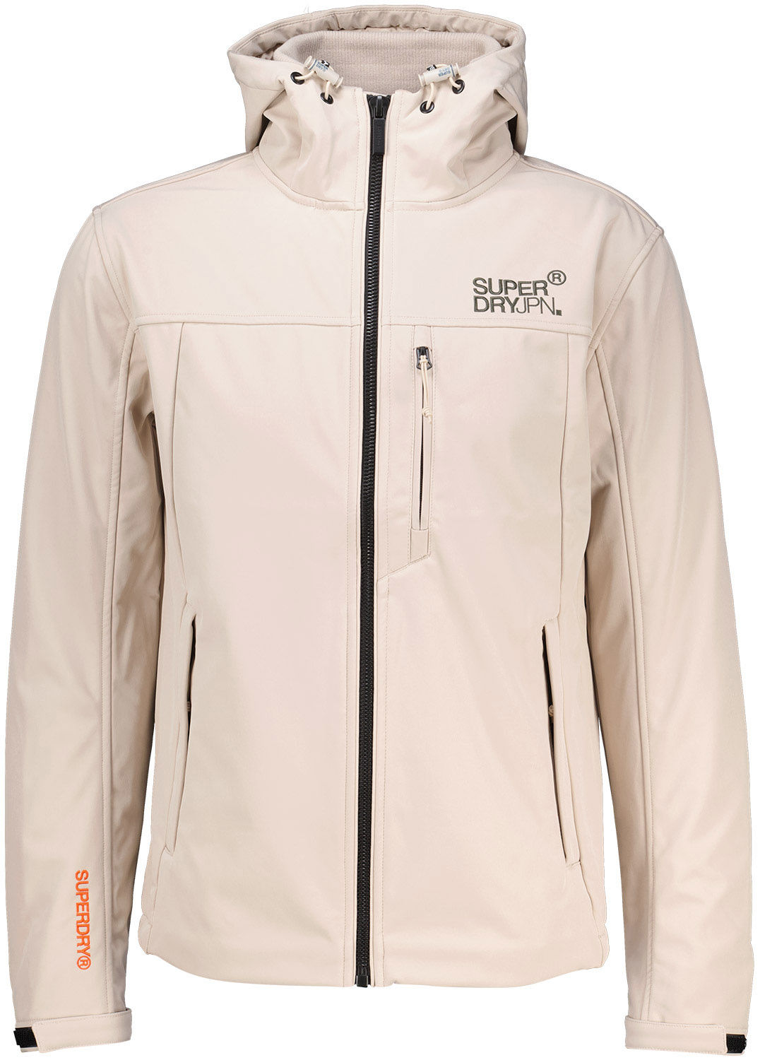 Superdry hooded soft shell trekker jkt Wit