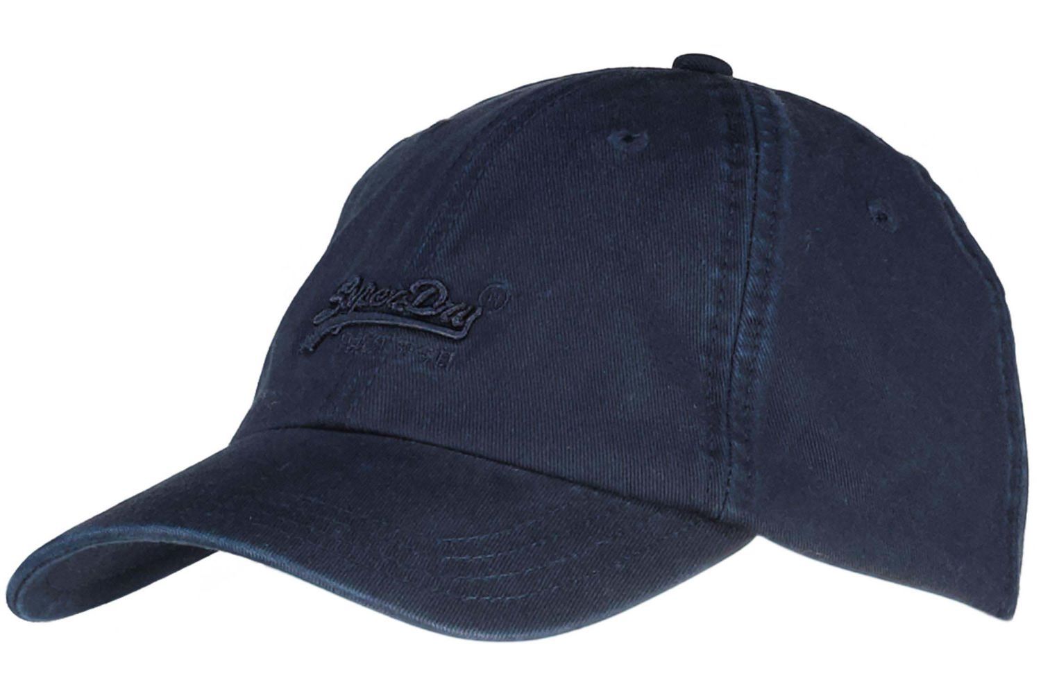 vintage emb cap Blauw