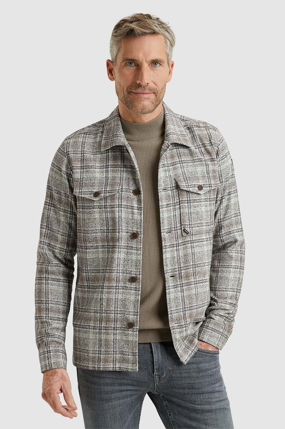 Vanguard Overhemd Check Bruin