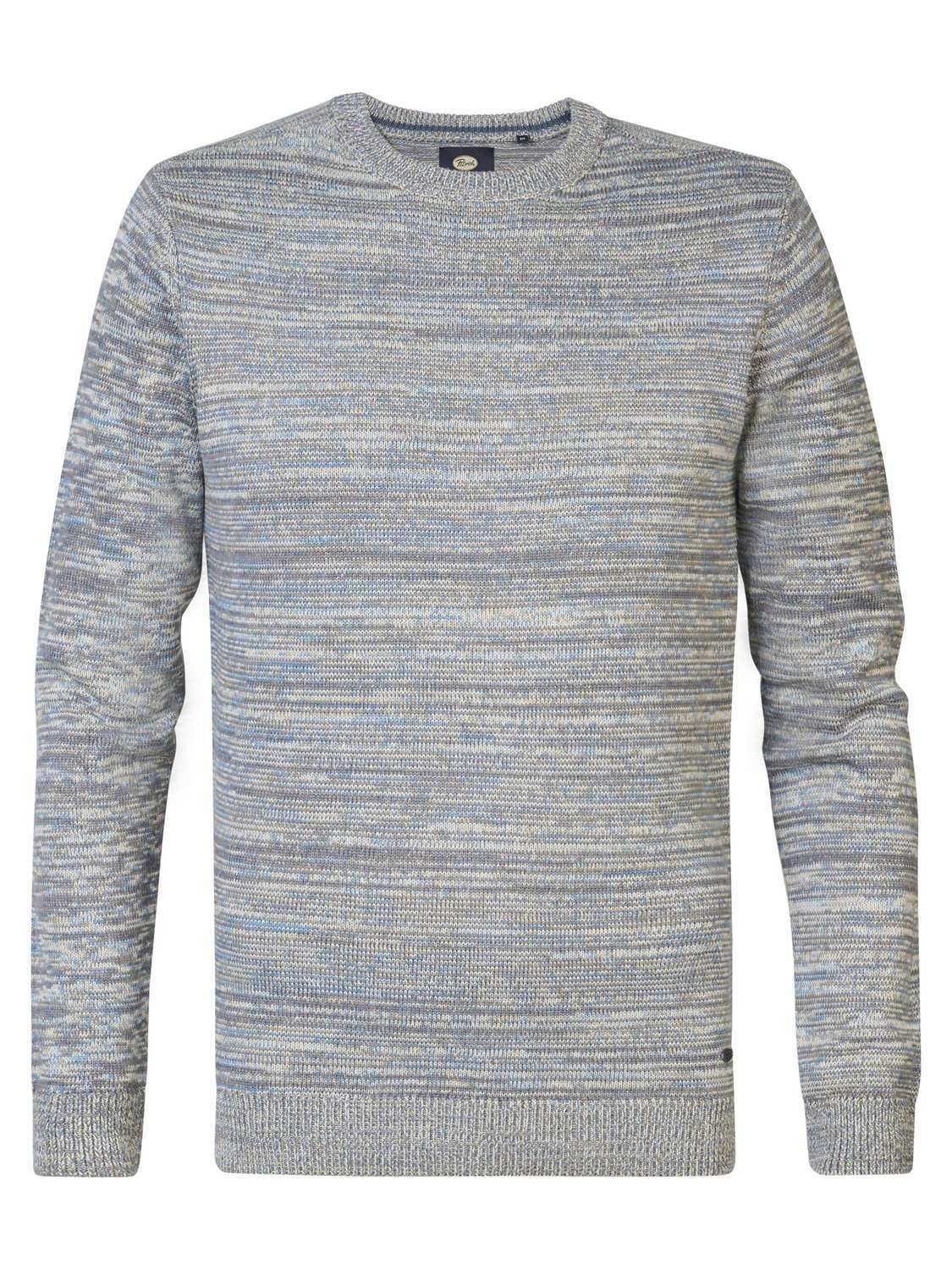 Trui Round Neck Basic Blauw