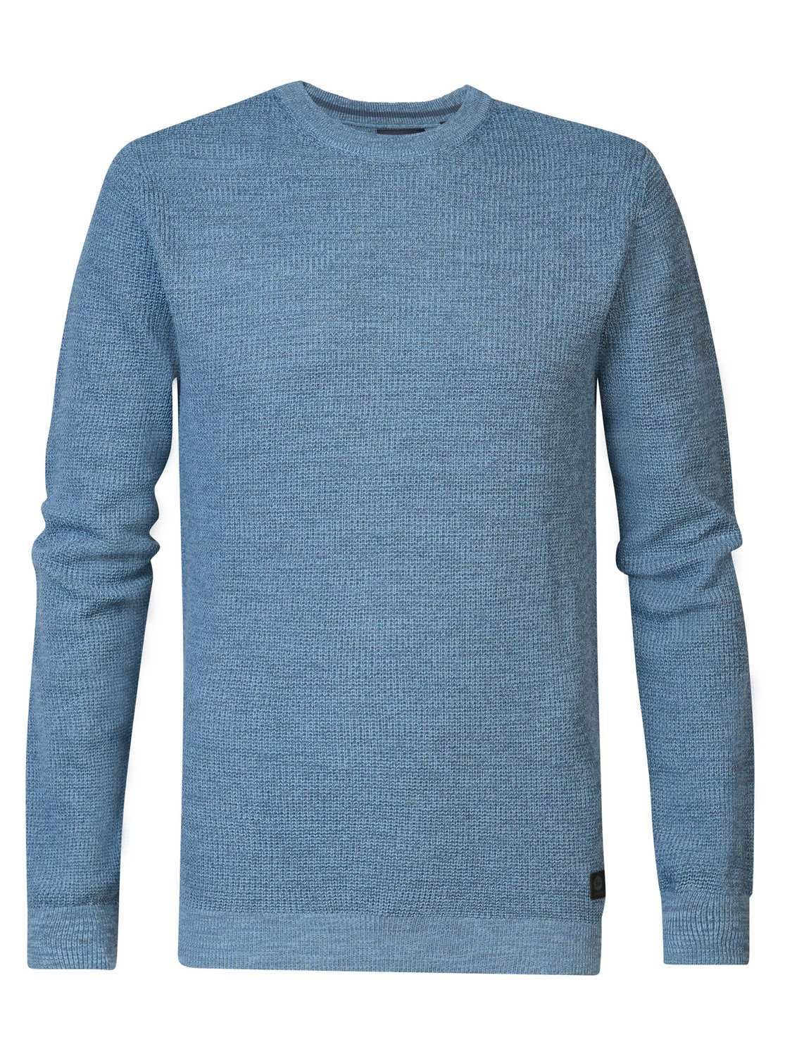 Trui Round Neck Basic Blauw