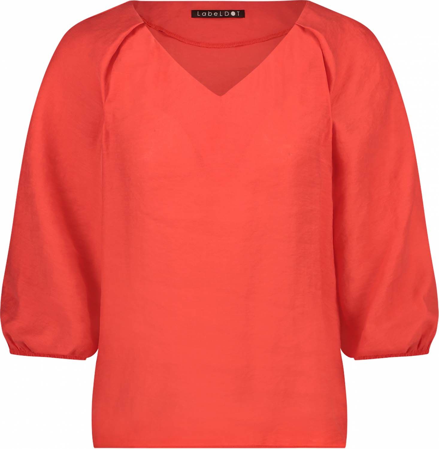 Label Dot Blouse Amalia Rood