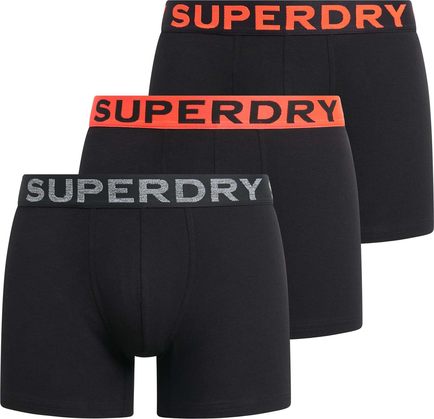 Superdry Boxer Triple-pack Zwart