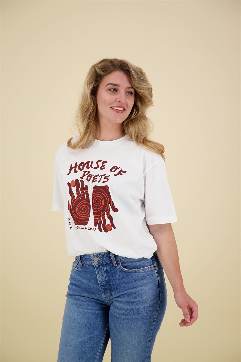 Scotch & Soda ARTWORK LOOSE FIT T-SHIRT  Wit