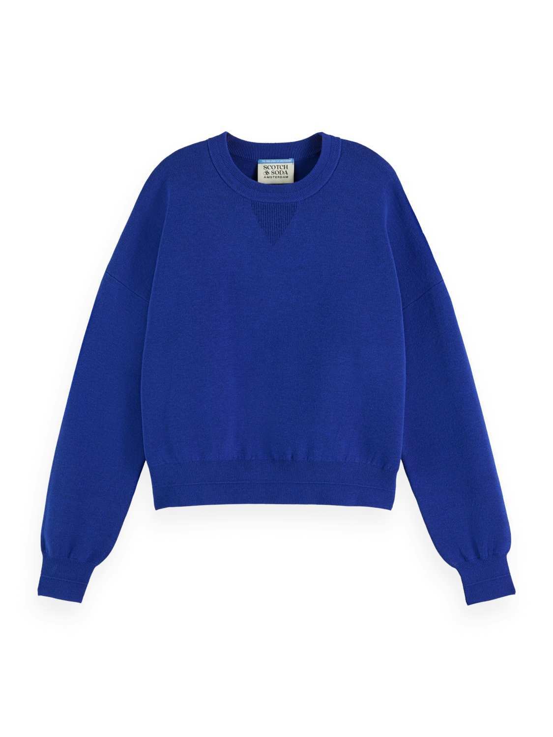 Scotch Soda Pullover Gebreid Blauw Truien Gratis bezorging Bomont