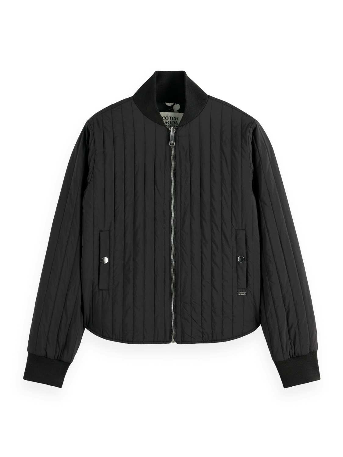 Scotch & Soda ELEVATED REVERSIBLE BOMBER Zwart