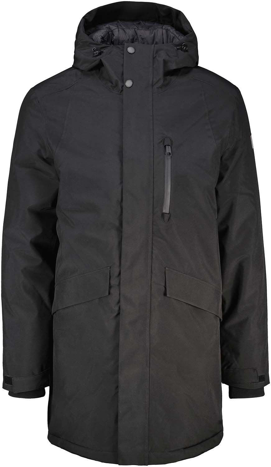 Covered Parka Jas Farrell Zwart