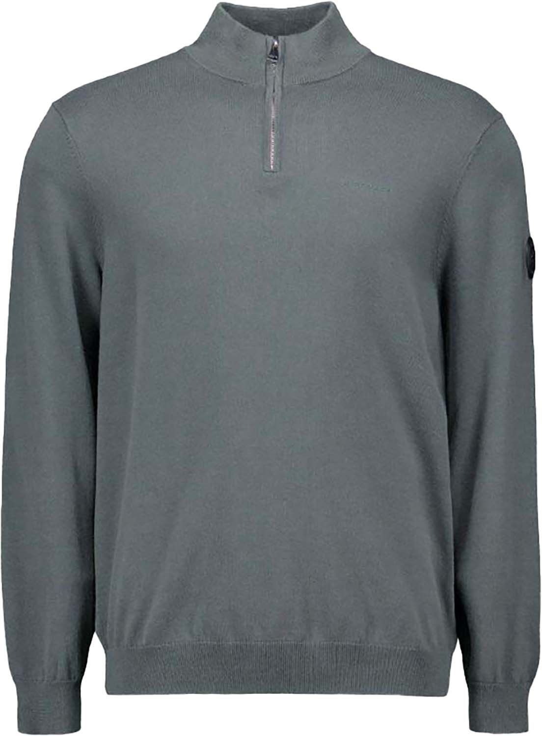 knitwear quarter zip Groen