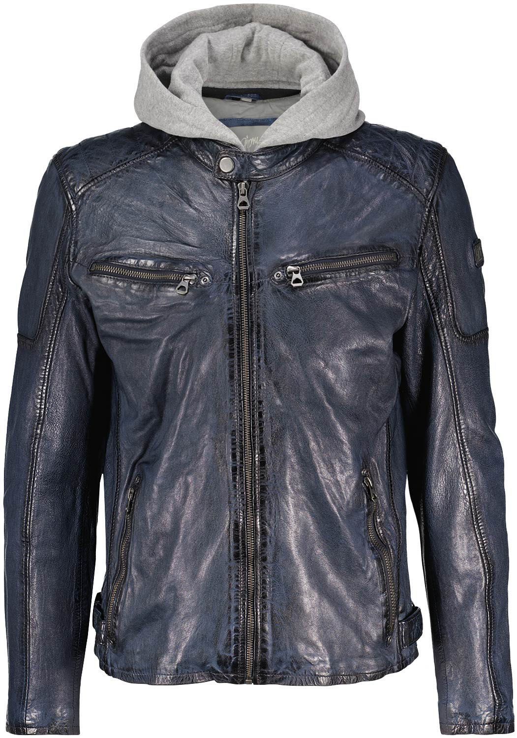 Leren jas Cruise Lapiv Blauw