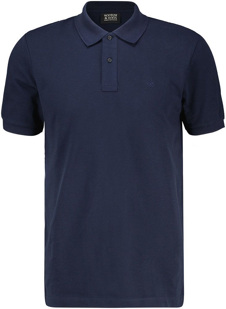 CORE - LOGO PIQUE POLO Blauw