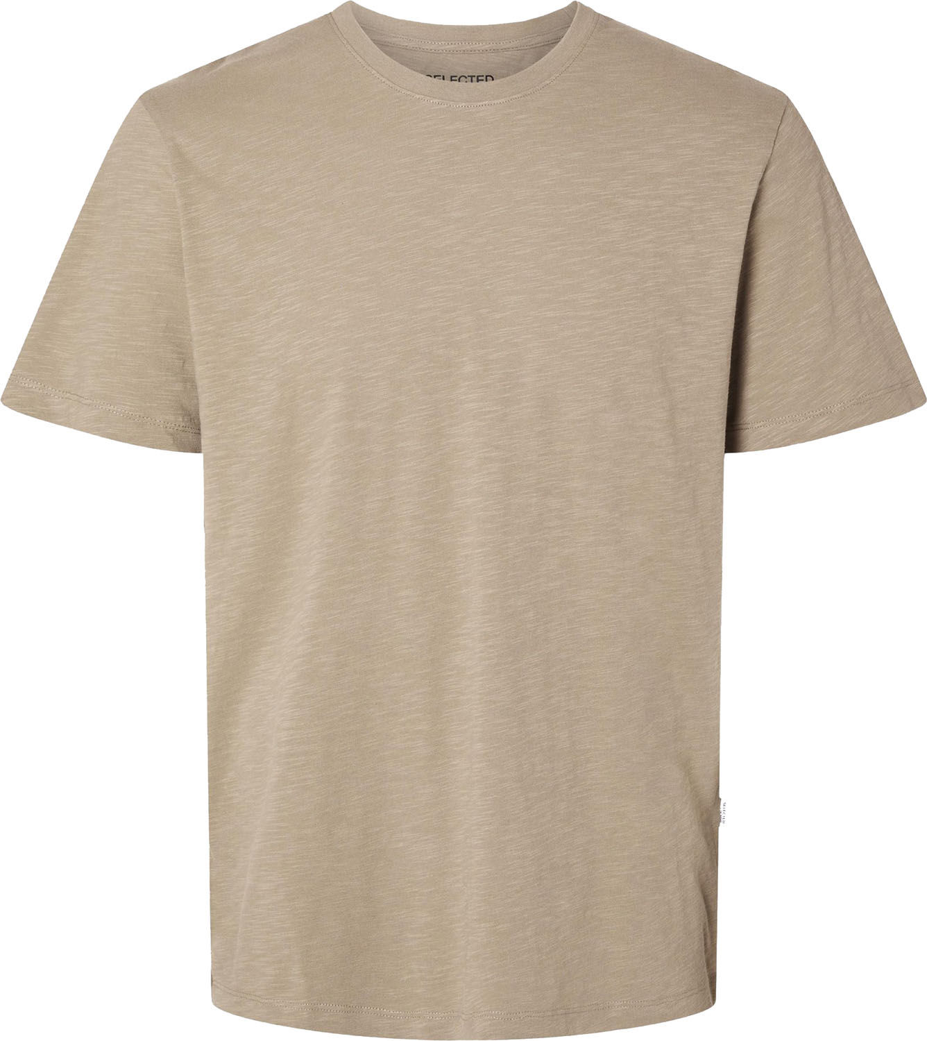 Selected Homme T-shirt Haspen Bruin