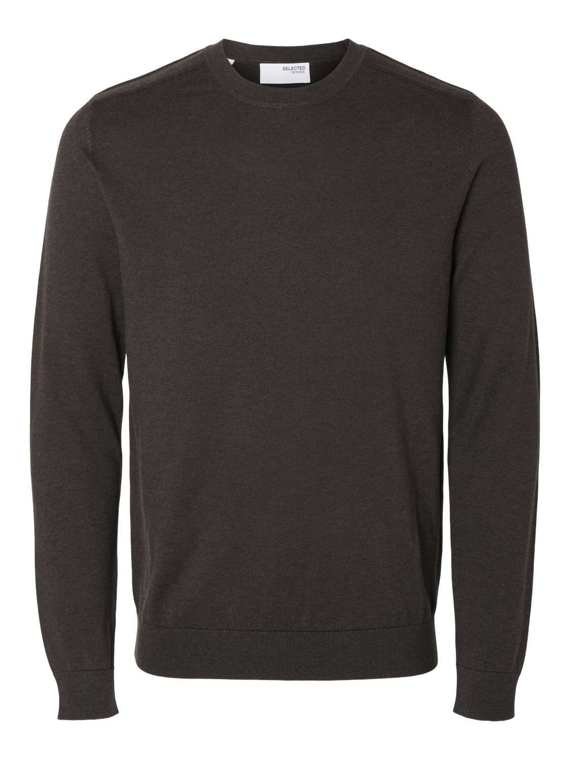 Selected Homme Trui Berg Bruin Pullovers Gratis bezorging Bomont