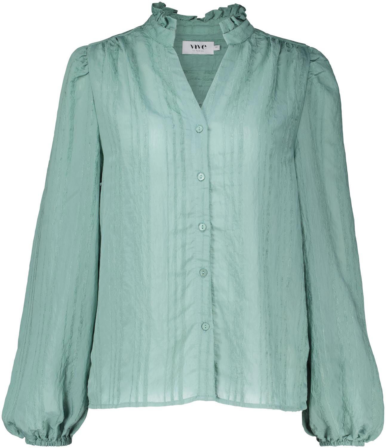 Blouse Stripes Groen