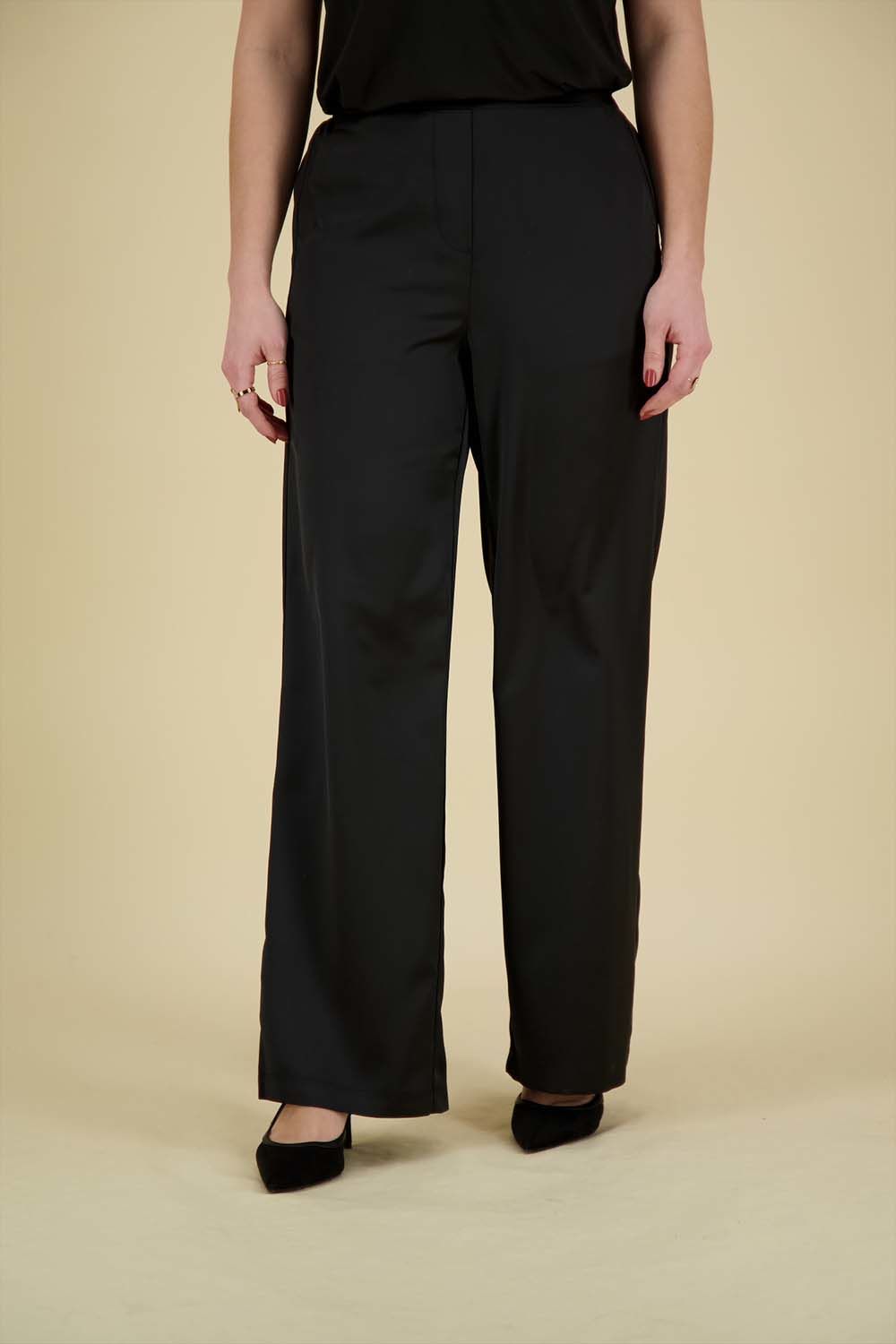 Vive La Femme Pantalon Noor Zwart