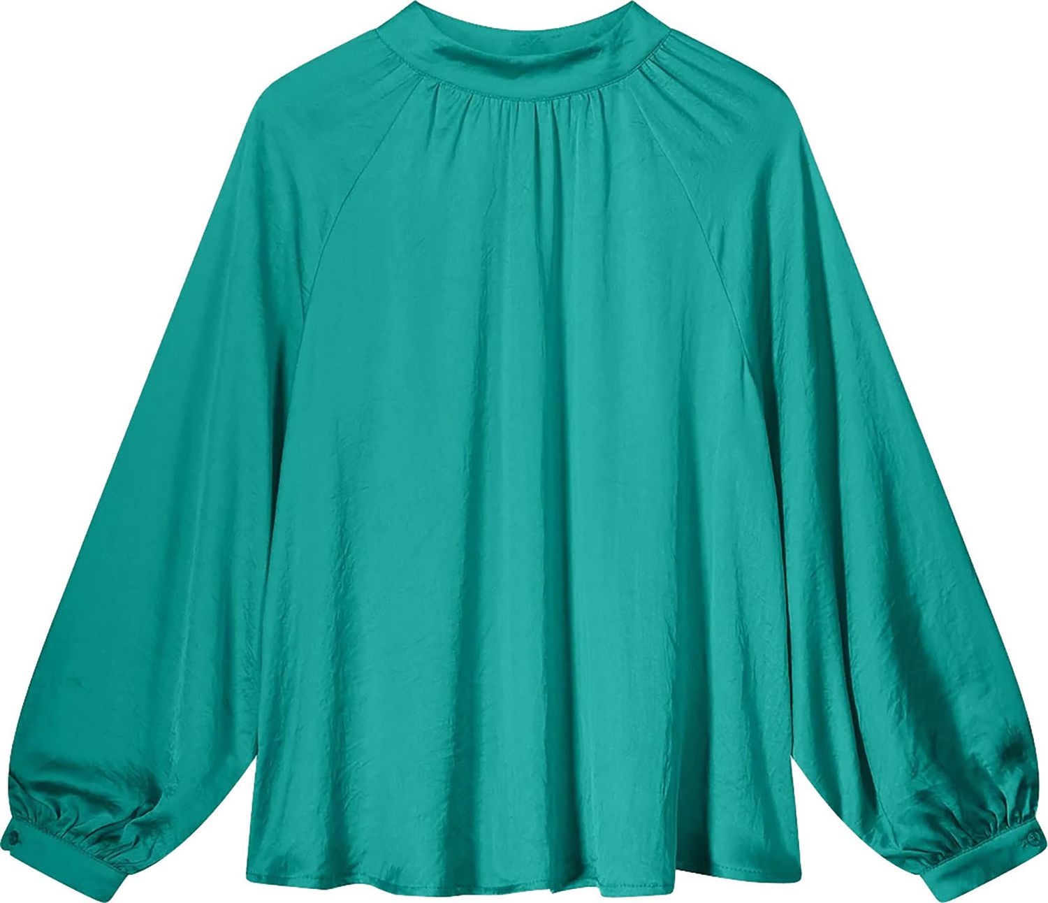 Top high neck Groen