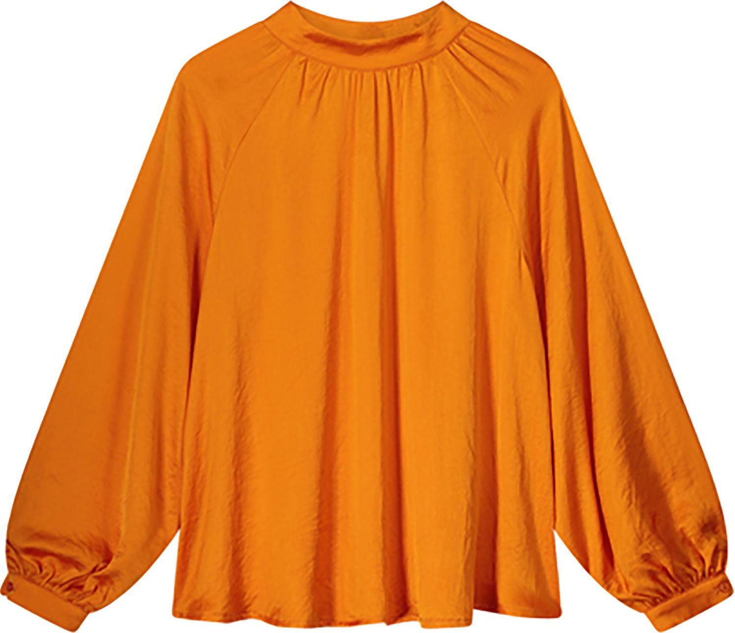 Top high neck Oranje