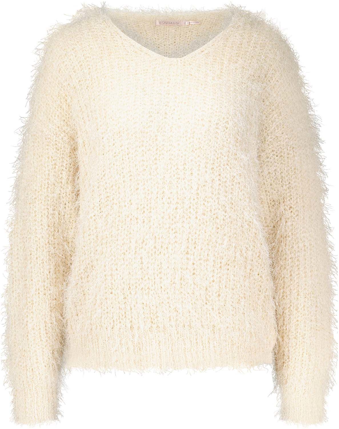 Sweater short hairy Beige