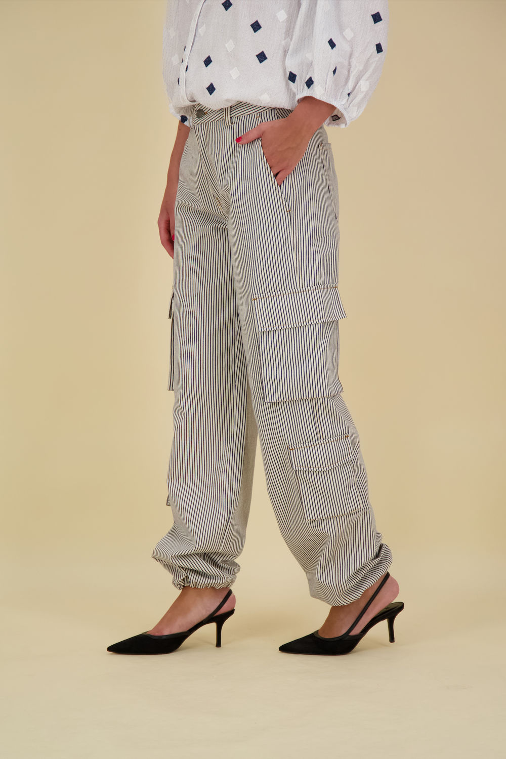 Co'couture mila mild boy pant Zwart