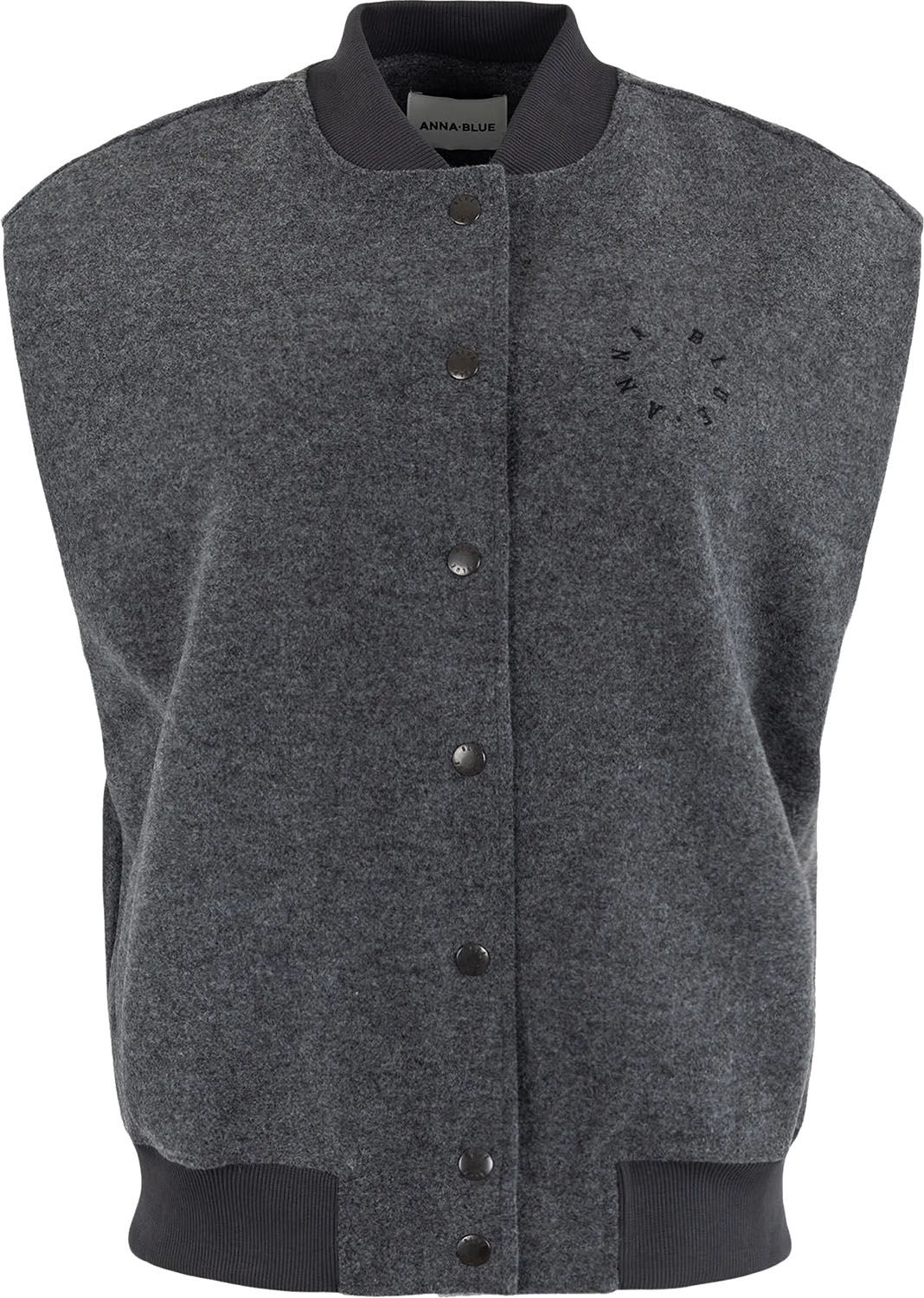 Anna Blue Gilet Brook Grijs