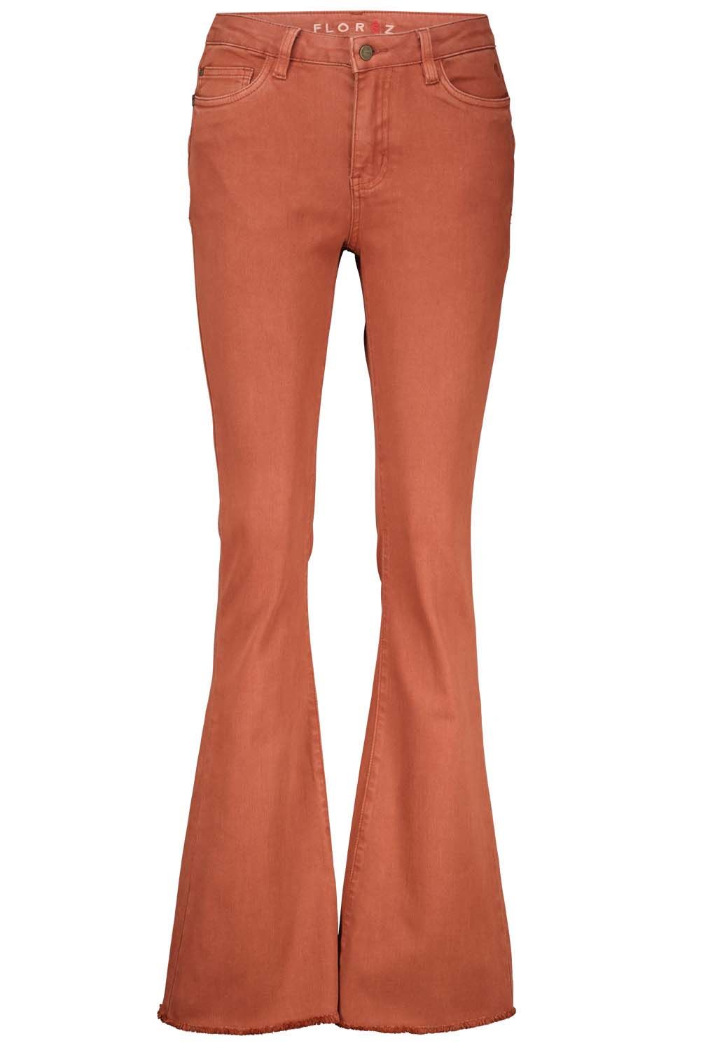 Florez Jeans Flared Bruin