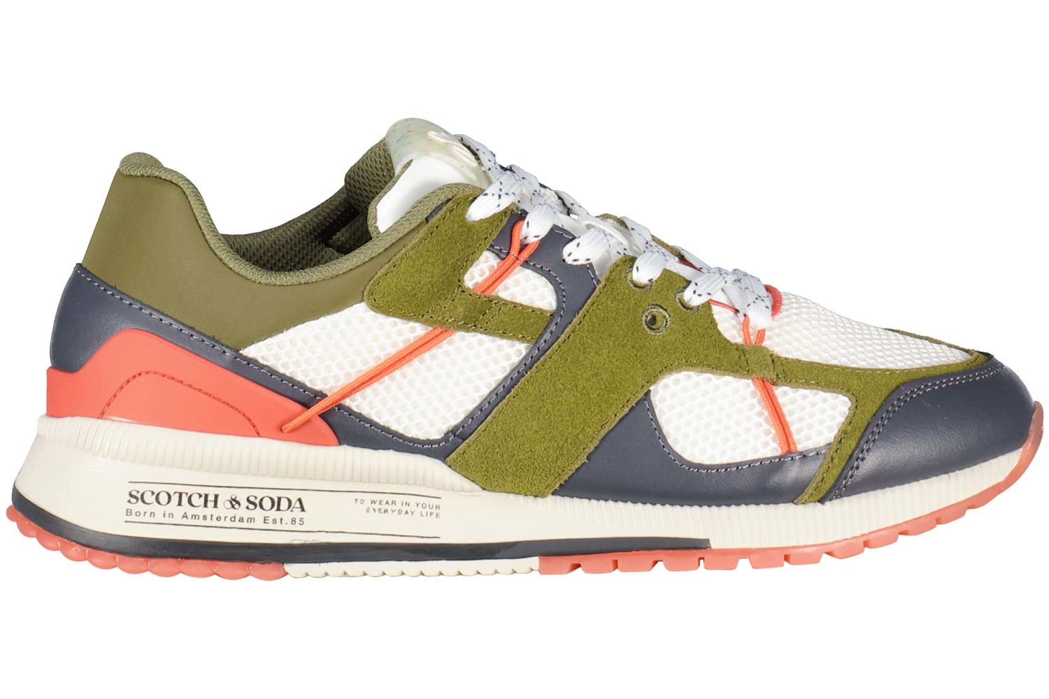 Scotch Soda Sneakers Vivex Groen Sneakers Gratis bezorging Bomont