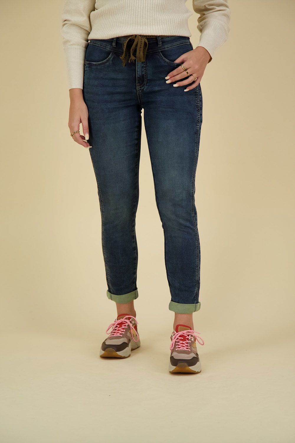 Geisha Jeans Blauw