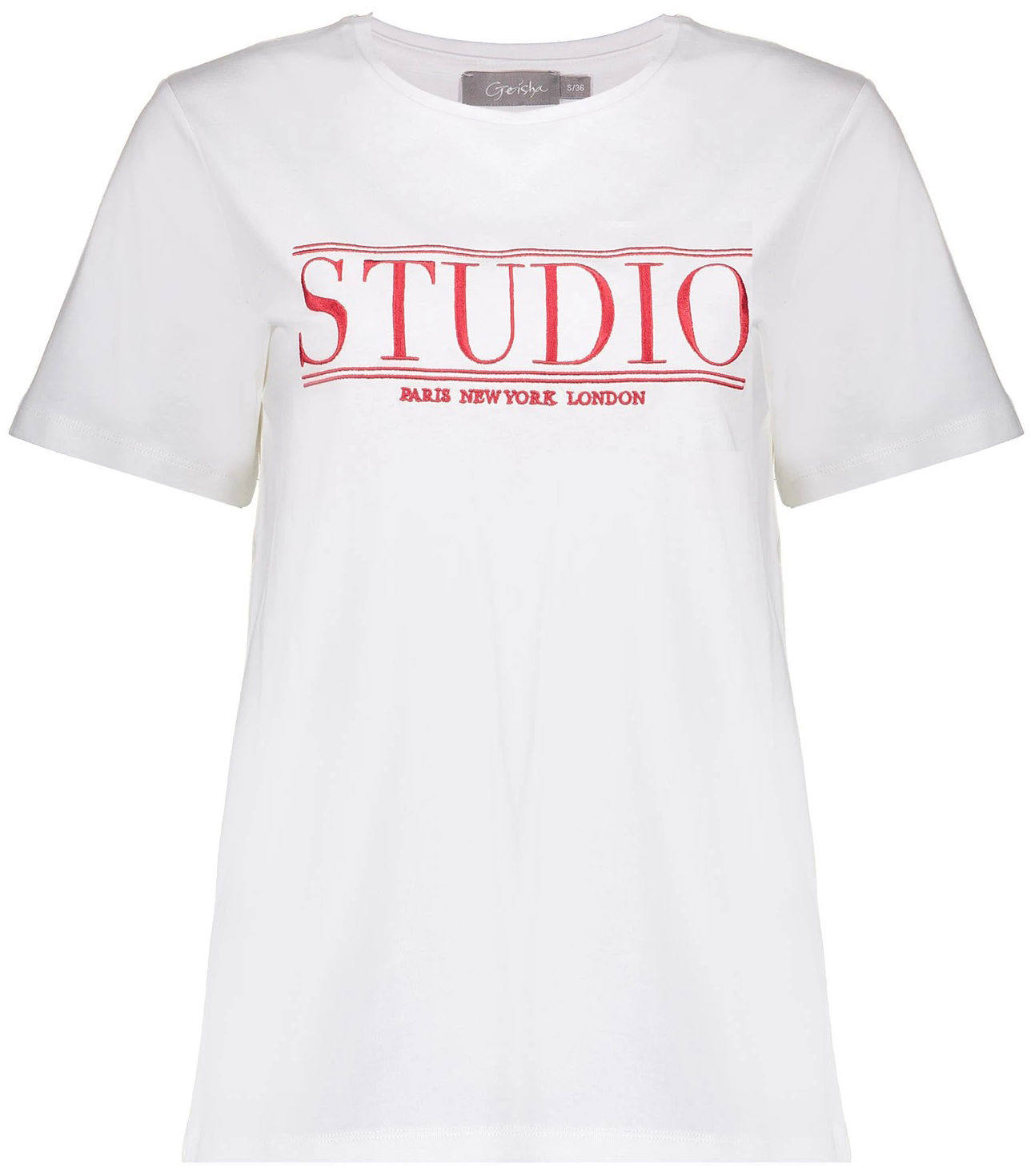 Geisha T-shirt Studio Wit