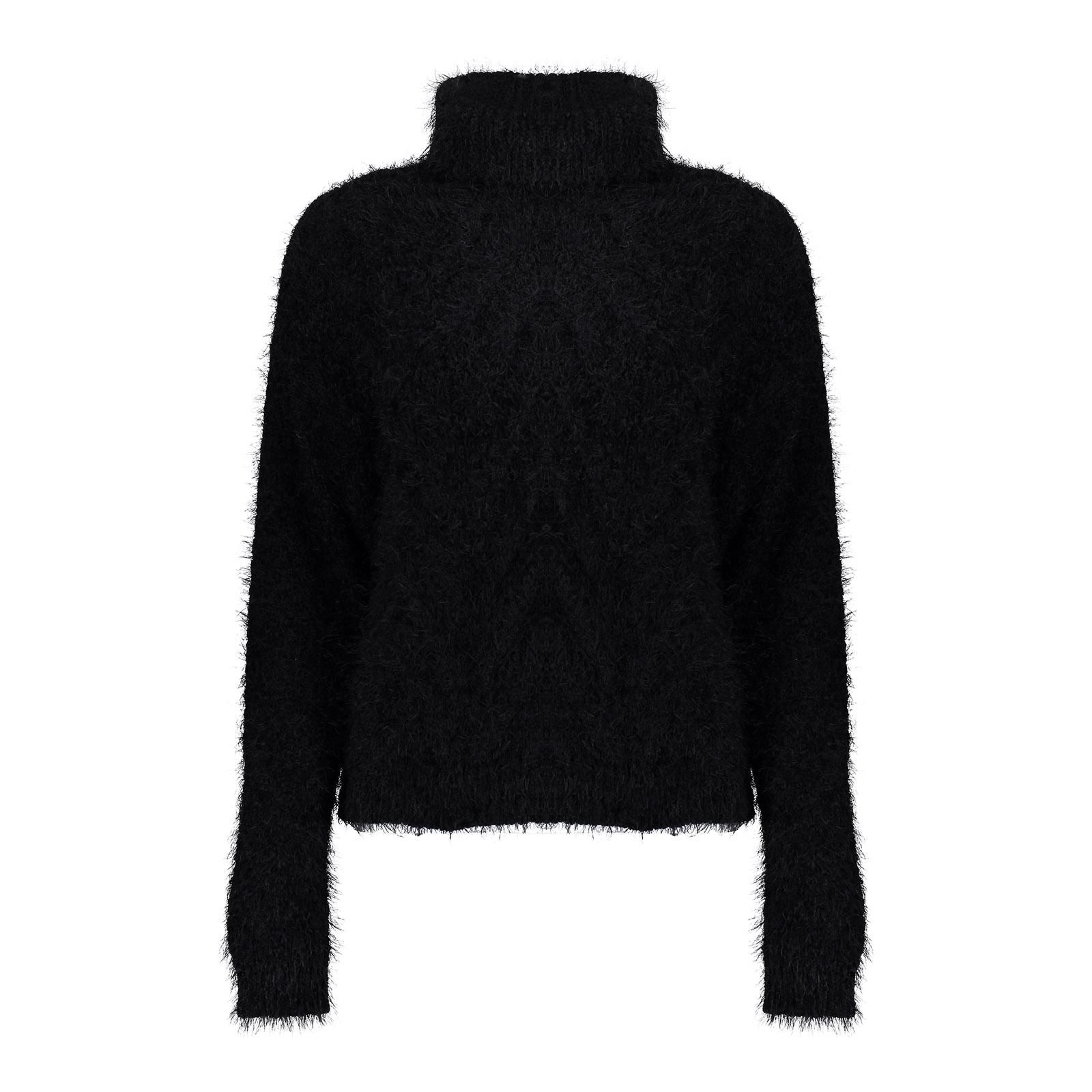 Pull cables roll neck Zwart