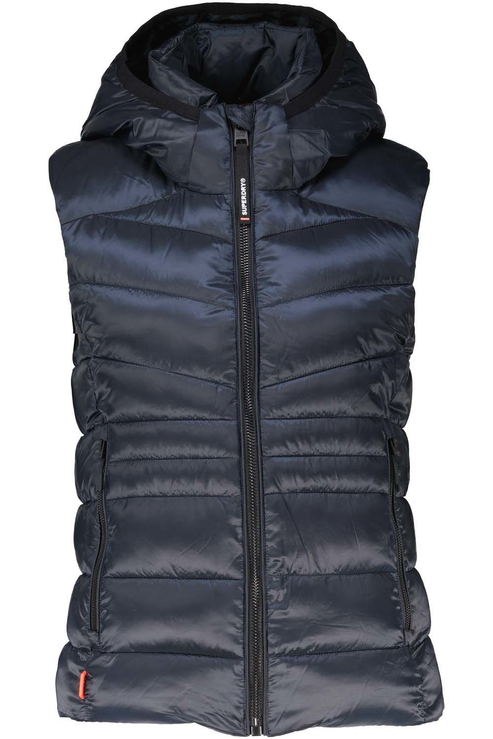 Gewateerde fuji bodywarmer Blauw