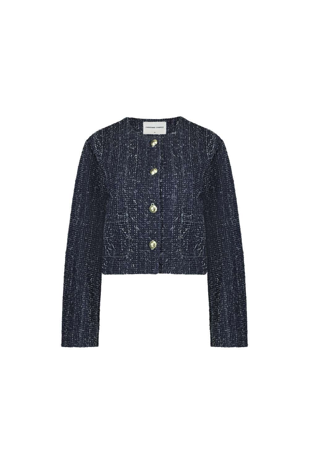 Fabienne Chapot Blazer Davis Denim  Blauw
