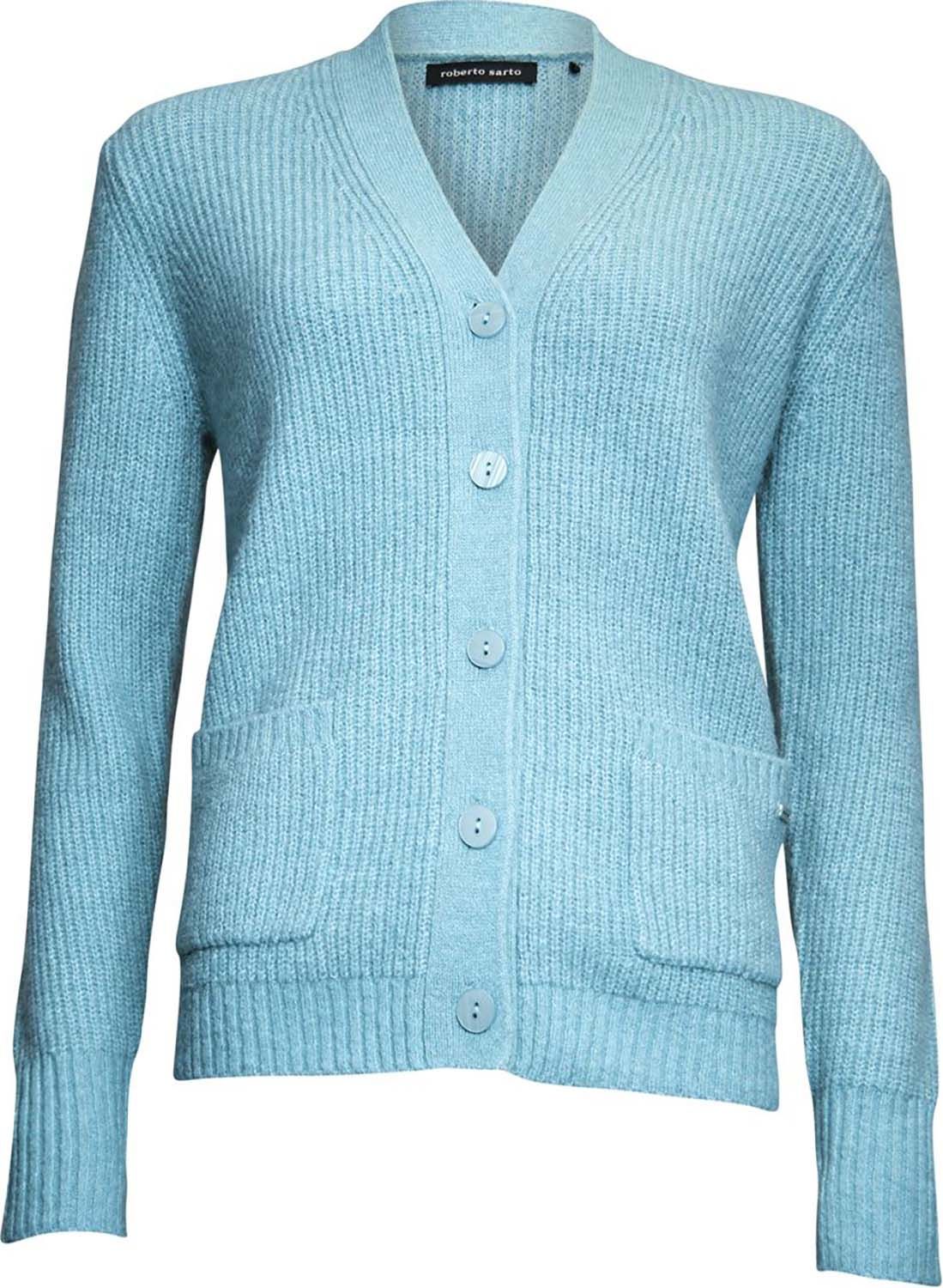 Roberto Sarto Vest V-neck Blauw