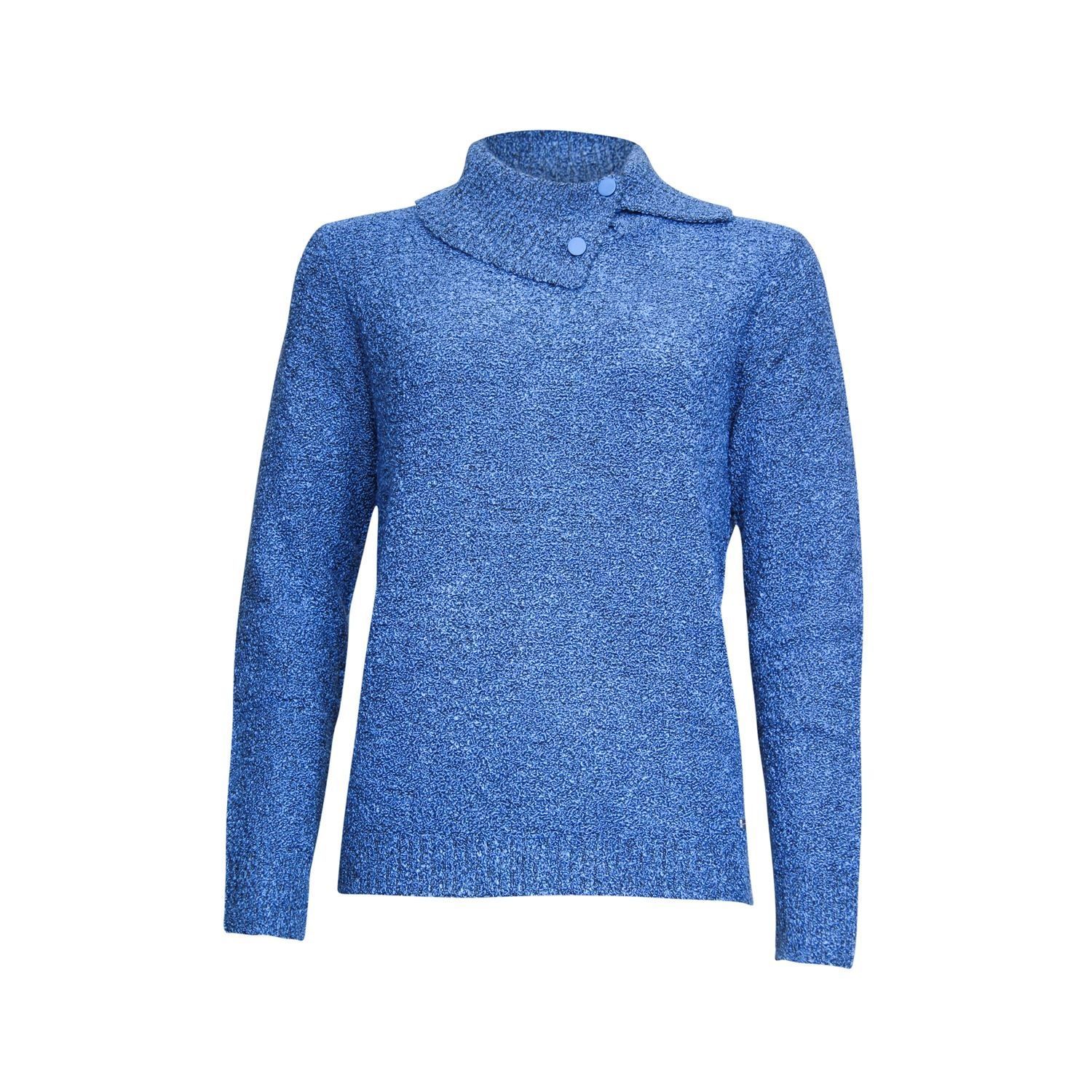 Pullover Rollcollar Blauw