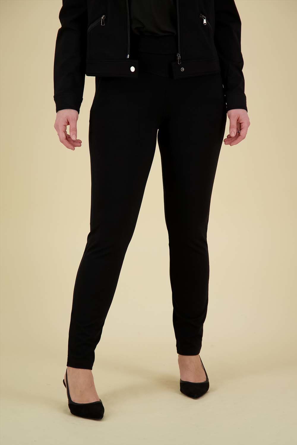 Lady Day Pantalon Leanne brushed Zwart