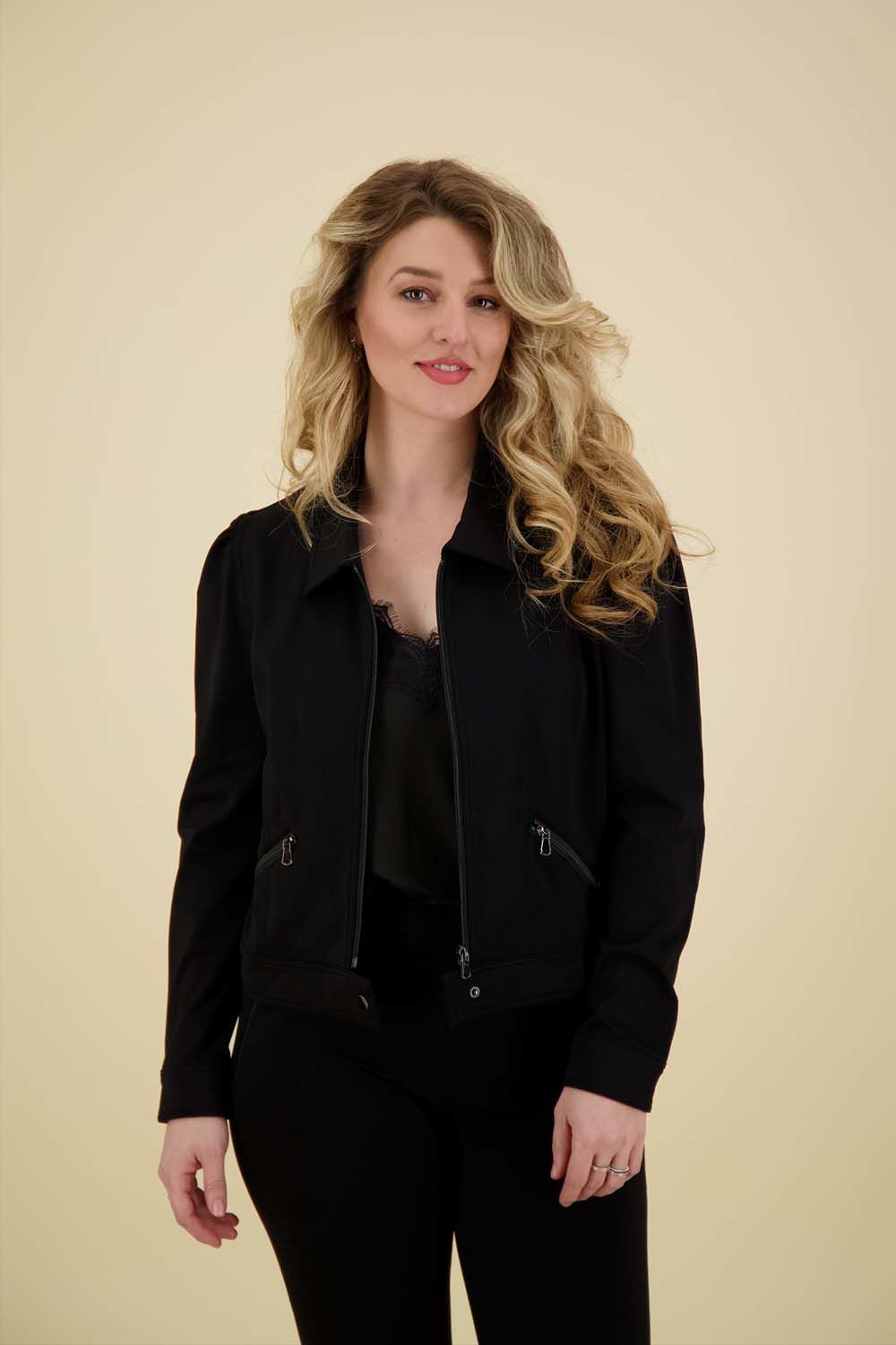Lady Day Blazer Turner brushed Zwart