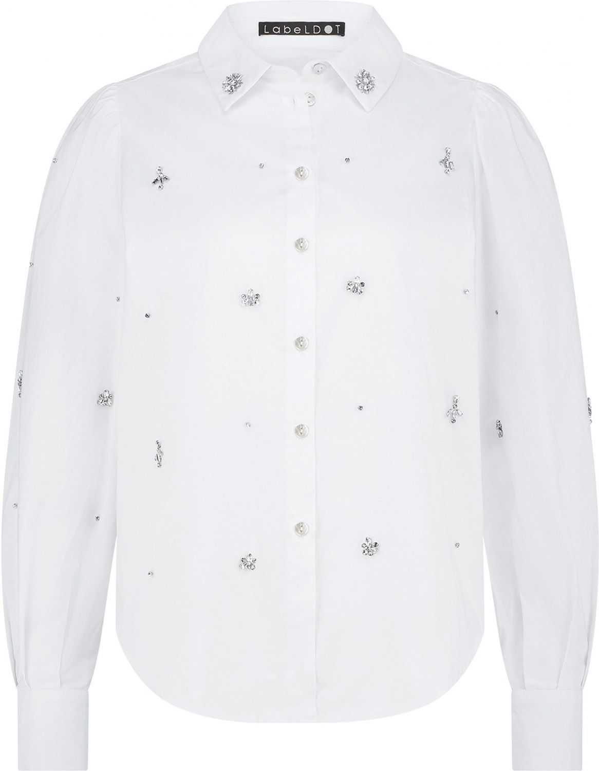 Label Dot Blouse LS Amilia Wit