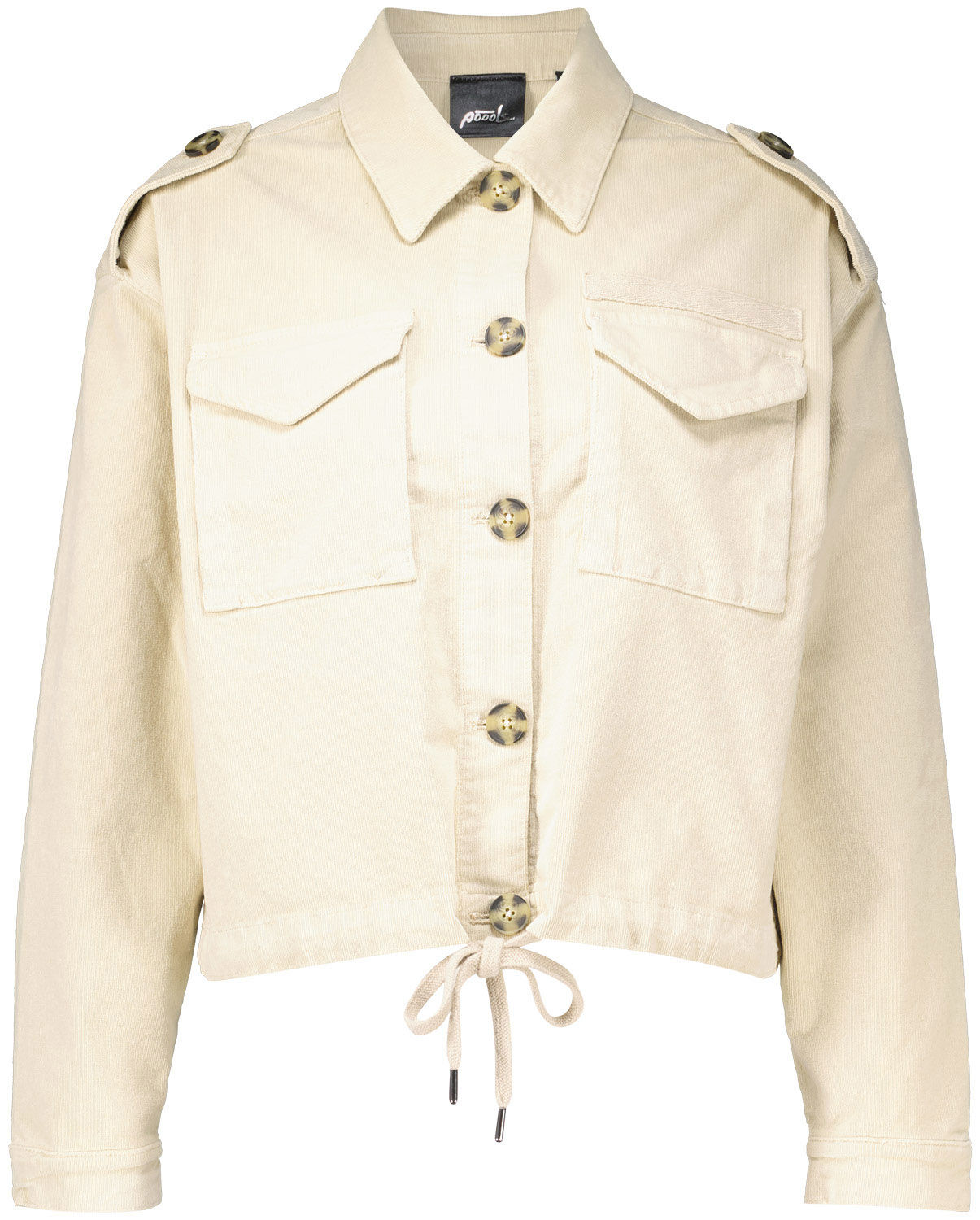 Poools Jacket babyrib Wit