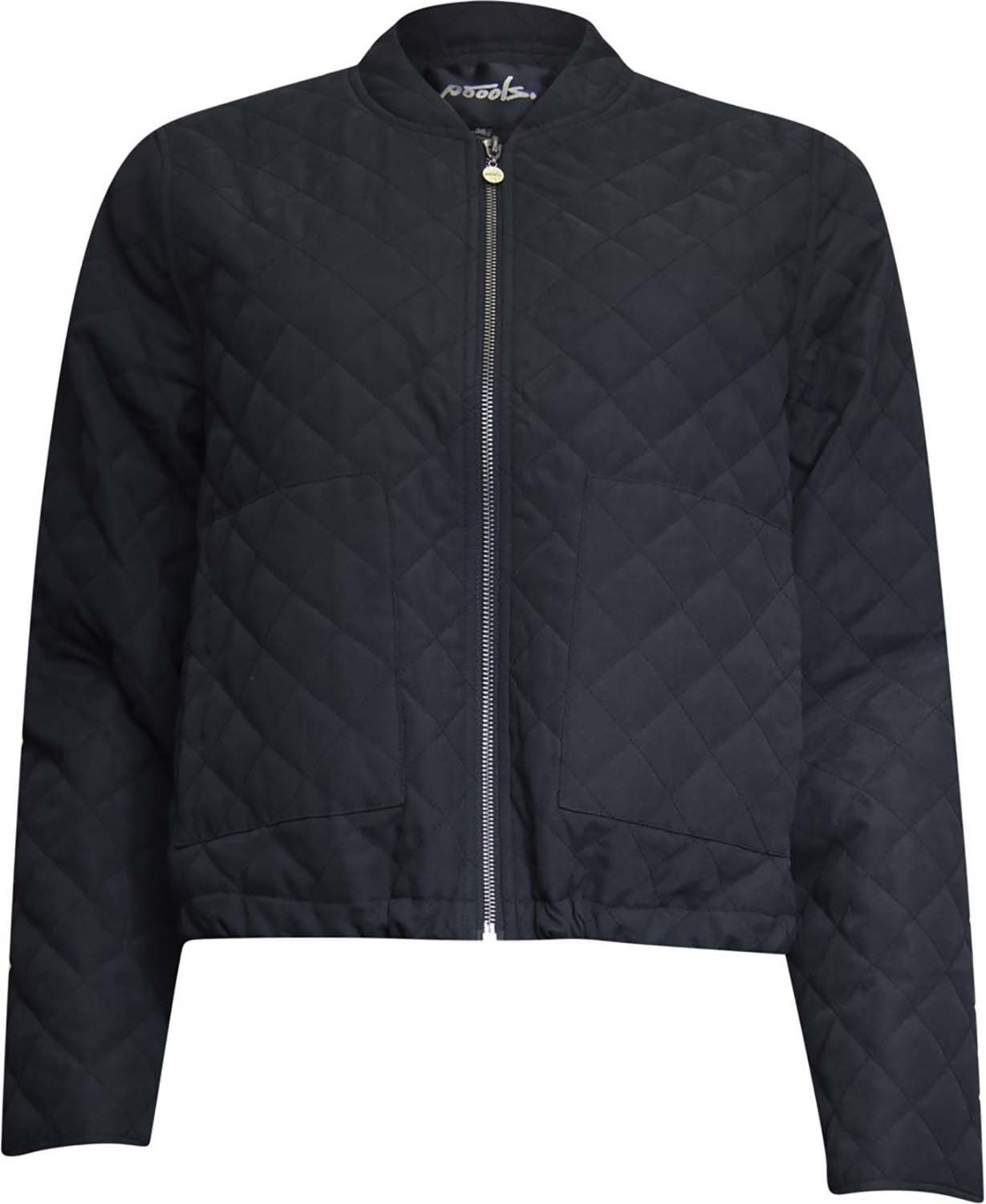 Poools Jacket quilted Zwart