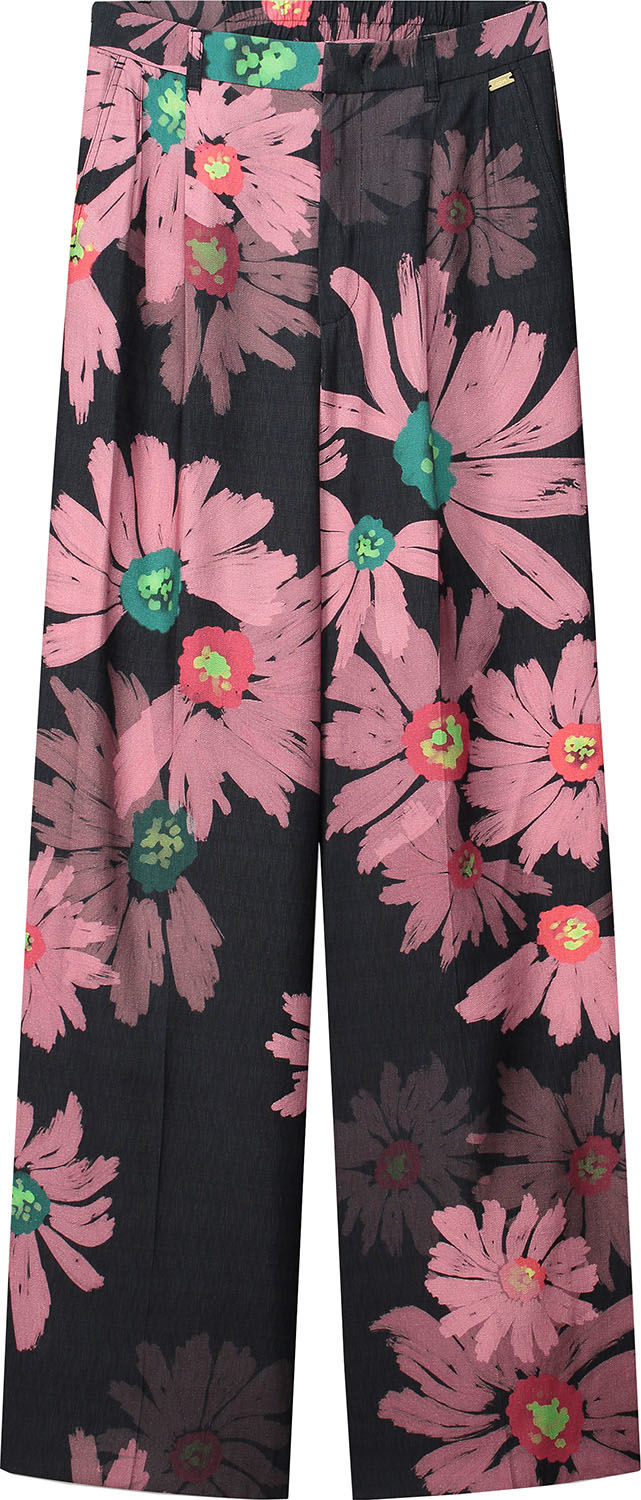 Pom Amsterdam Pantalon Big Blooming Roze