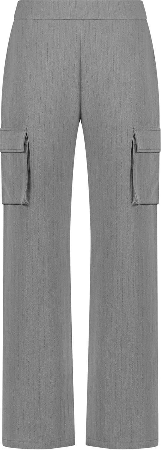 Nukus Pantalon Hamburg Stripe Grijs