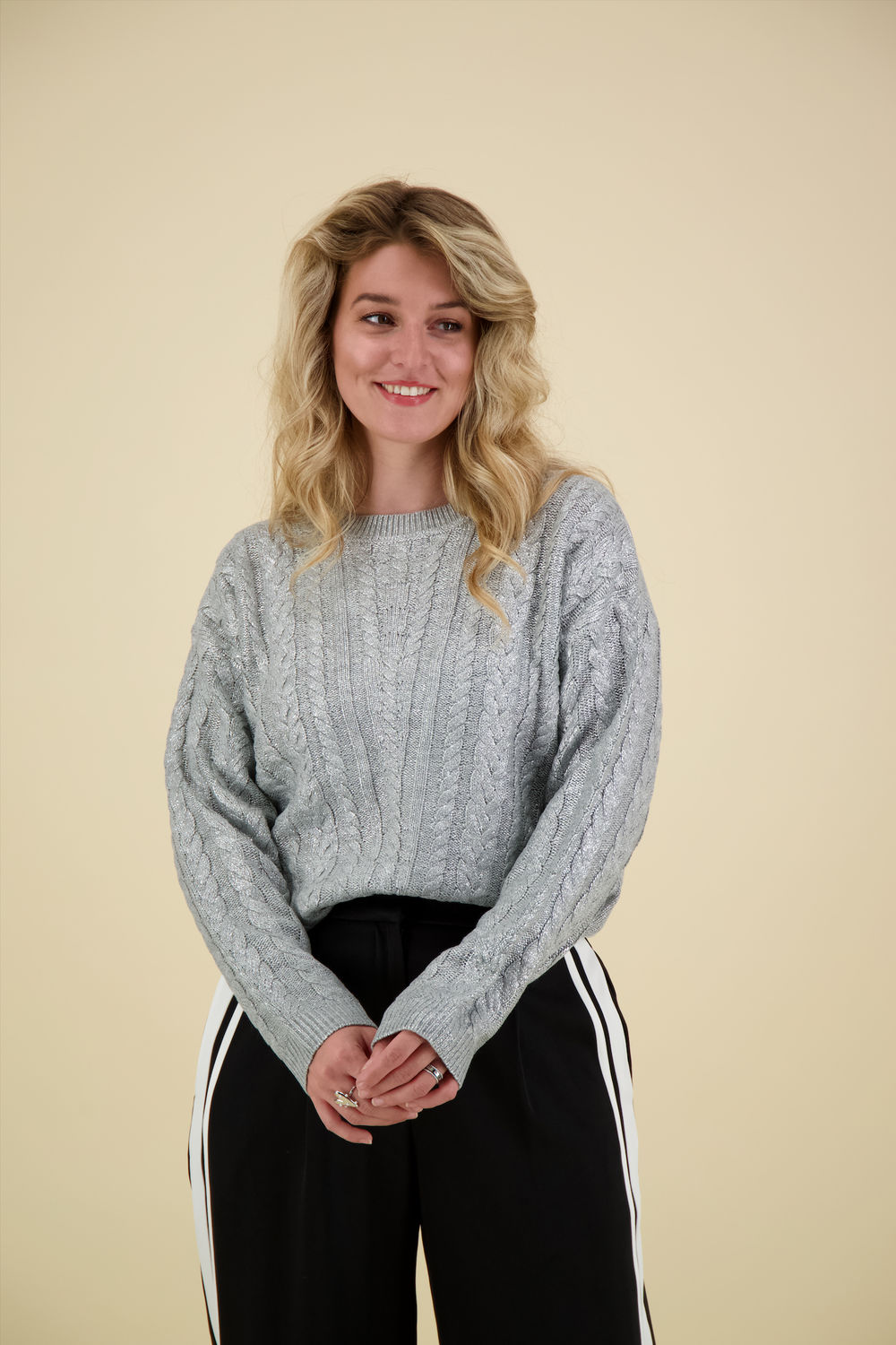 Nukus Pullover Carmel  Grijs
