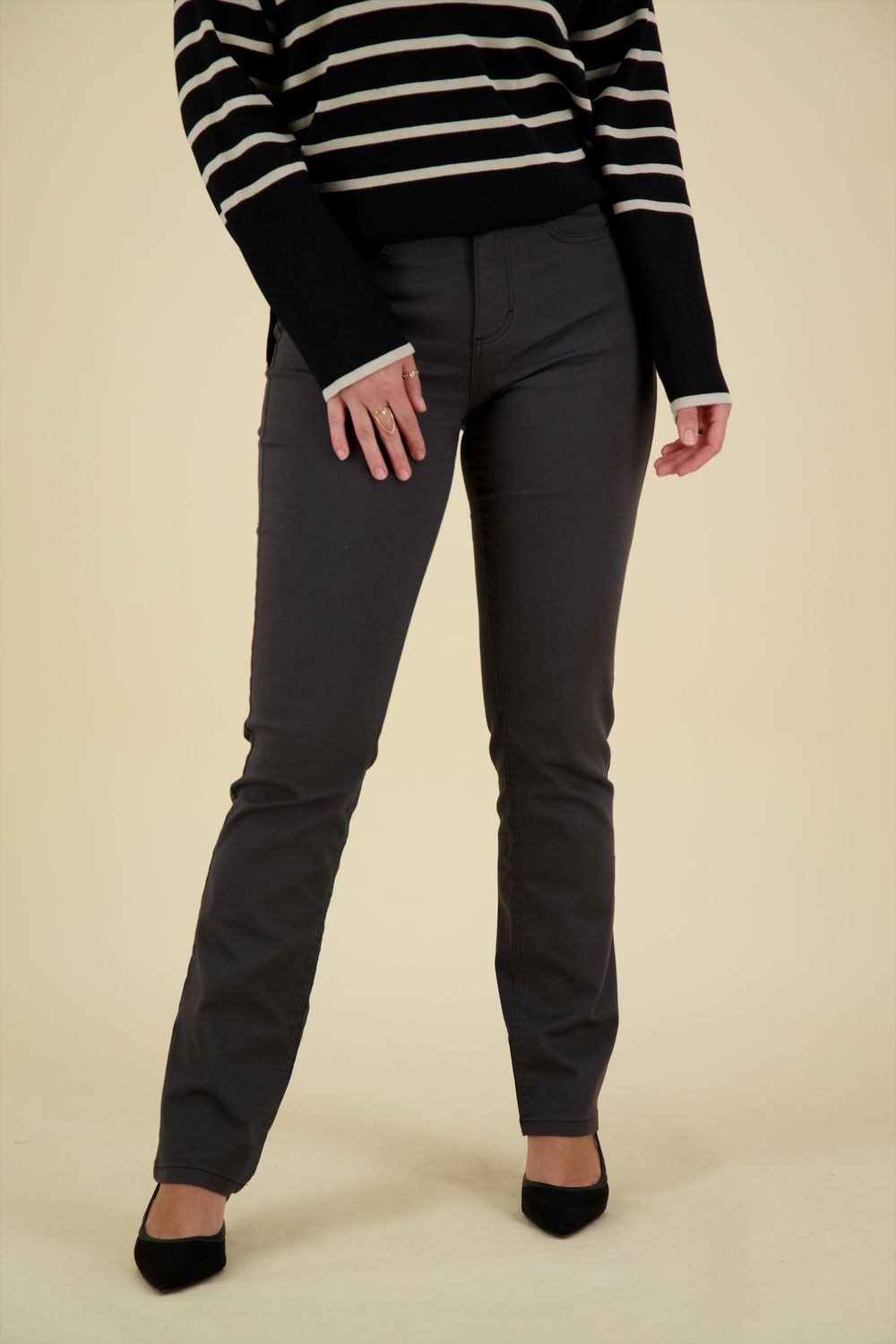 Para Mi Broek Angie Grijs