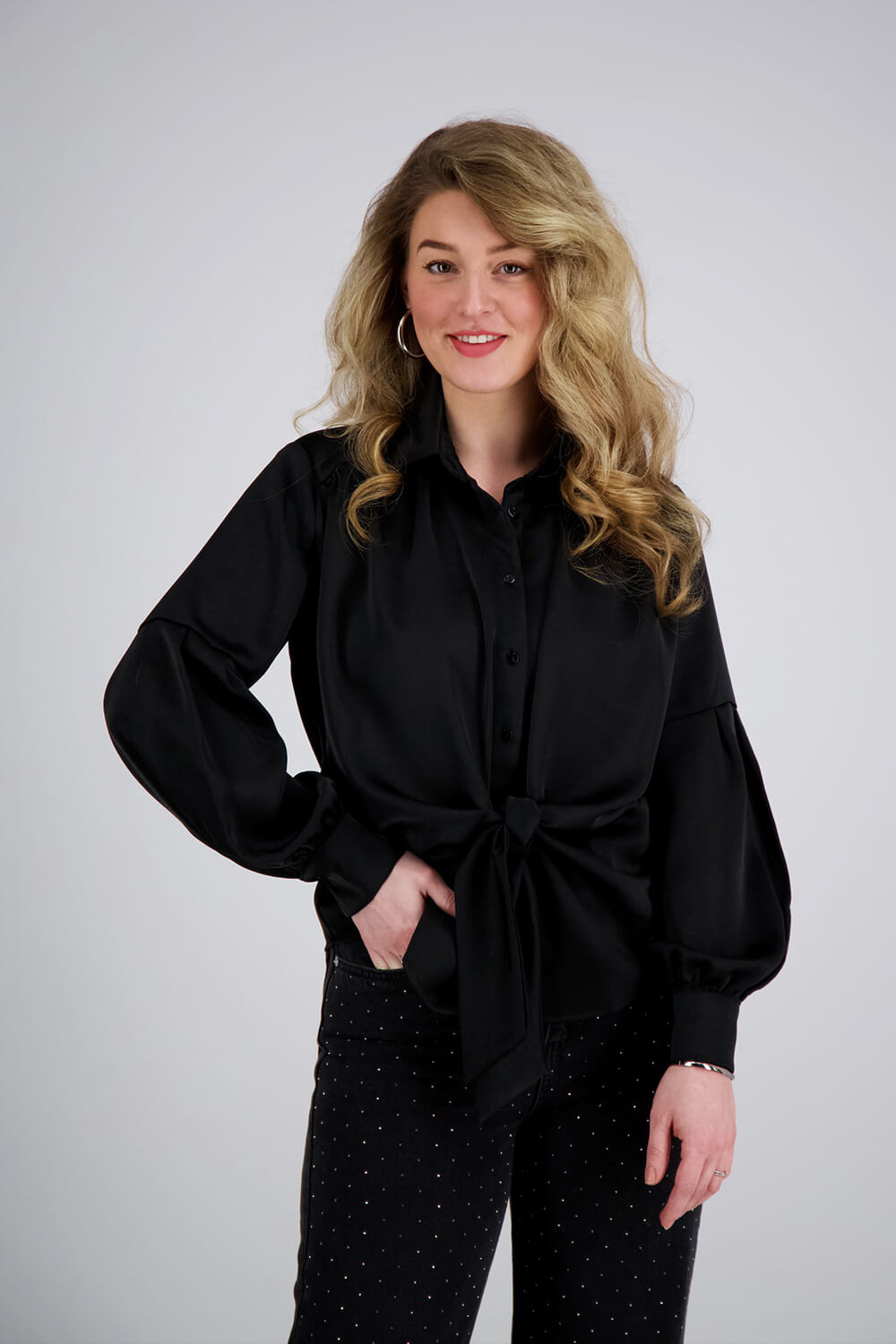Neo Noir Blouse Naja Zwart