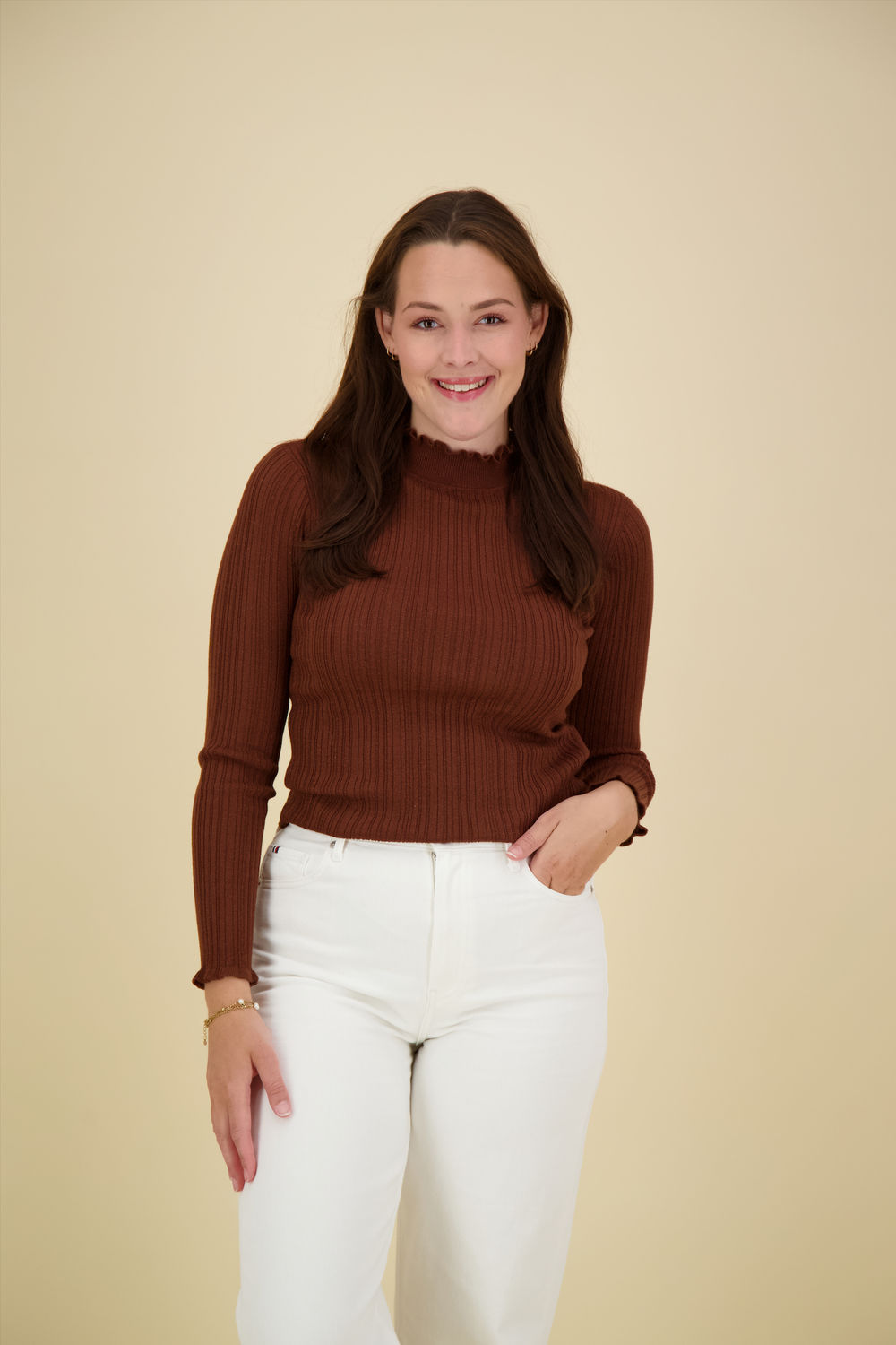 In Shape Pullover Iva Bruin