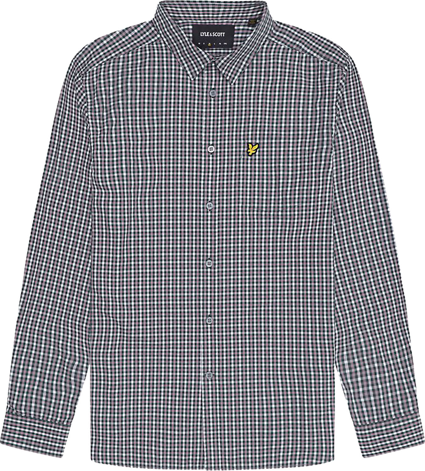 Lyle & Scott Overhemd Ruit Gingham Groen