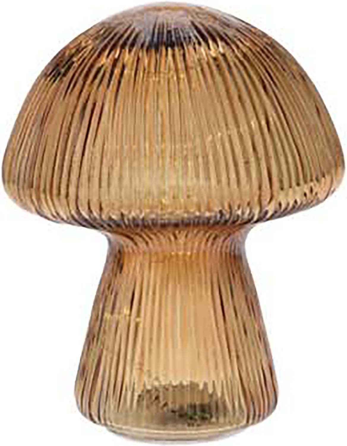 Bomont Collection PADDENSTOEL MET LED 12X15CM 3ASS KLEUR Bruin