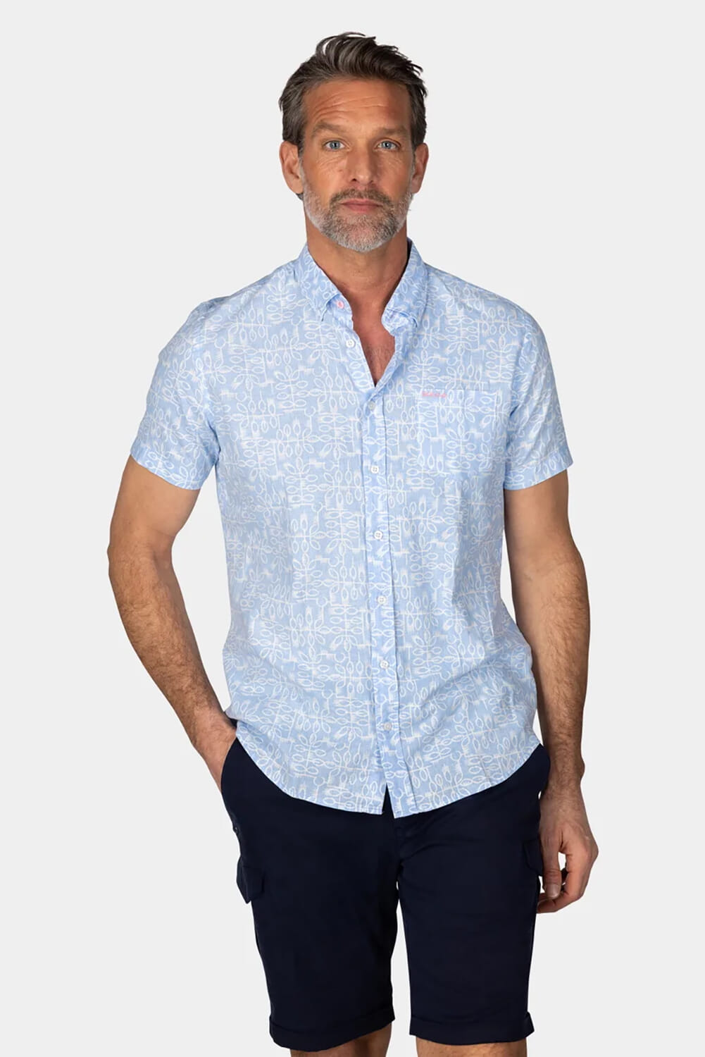 NZA Overhemd Aziel Blauw
